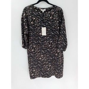 Women's H Halston 3/4 Sleeve Shift With Pockets Dress Size XS